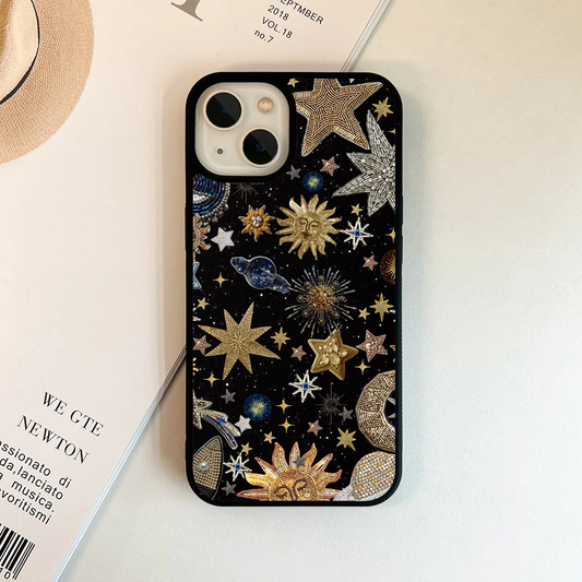 Moon Land Galactic Custom Glossy Metal Bumper Case
