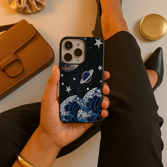 Tide Starts Galactic Custom Glossy Metal Bumper Case