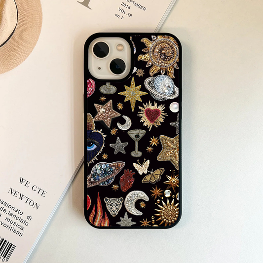 Miracle Stars Galactic Custom Glossy Metal Bumper Case