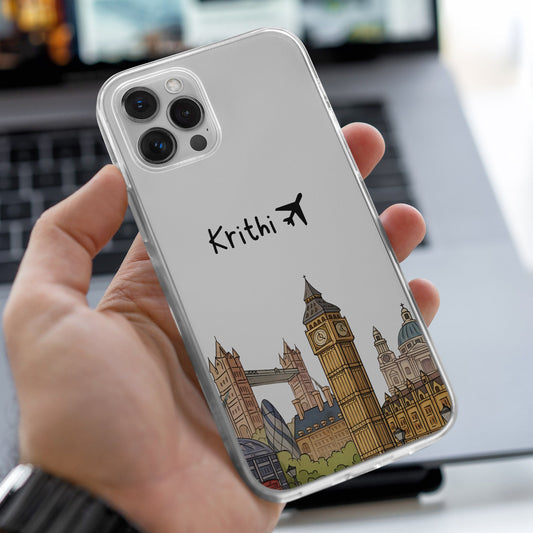 Travel Place Transparent Custom Slim Soft Cases