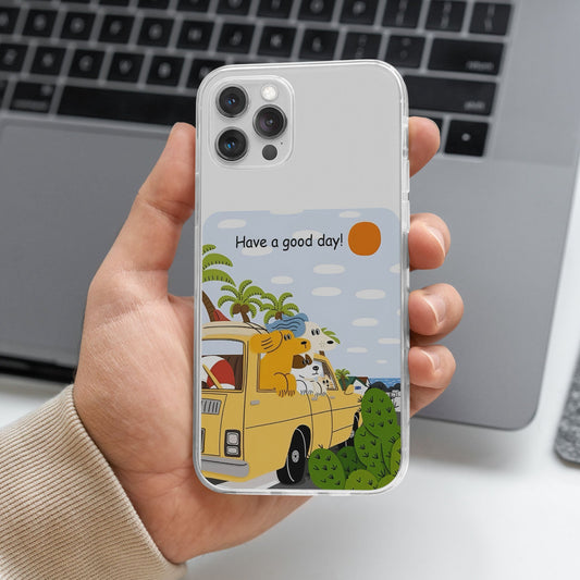 Have A Good Day Transparent Custom Slim Soft Cases