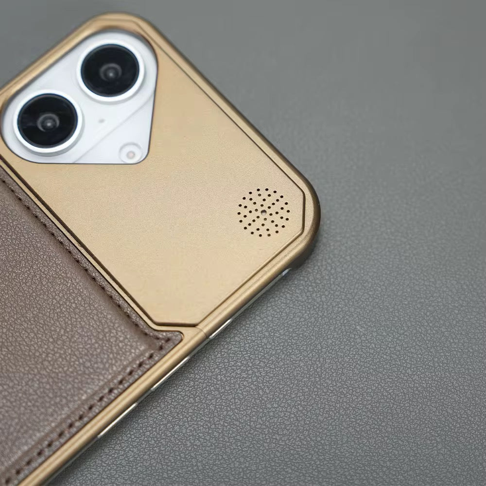 Premium Leather Aluminum Magsafe Pre-Order Allloy Aromatherapy iPhone Metal Case