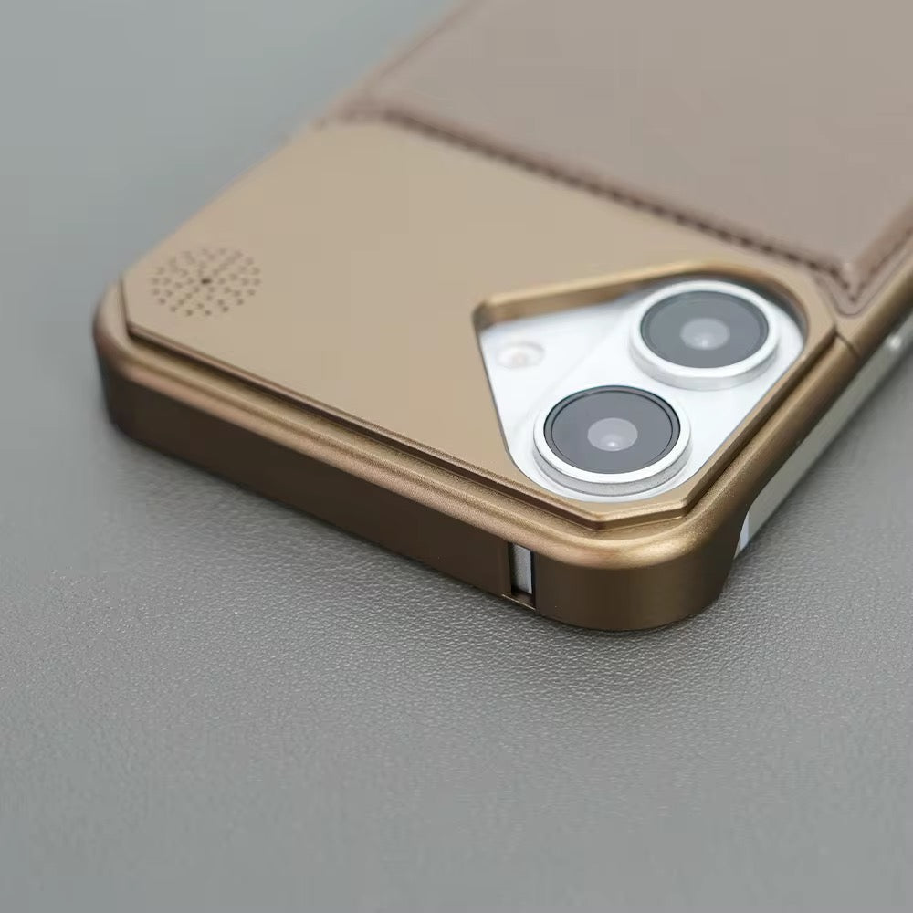 Premium Leather Aluminum Magsafe Pre-Order Allloy Aromatherapy iPhone Metal Case