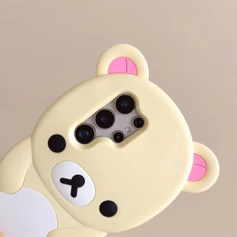 3D Samsung Pre-Order Teddy Bear Rubber Silicone Case
