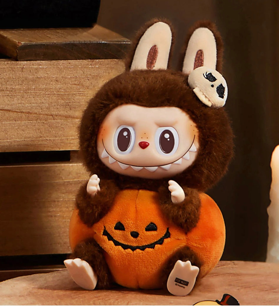 CUTE MONSTER Happy Halloween Party Series-Sitting Pumpkin Vinyl Plush Pendant  Pre-Order Collectible Toy (Pack Of 1)