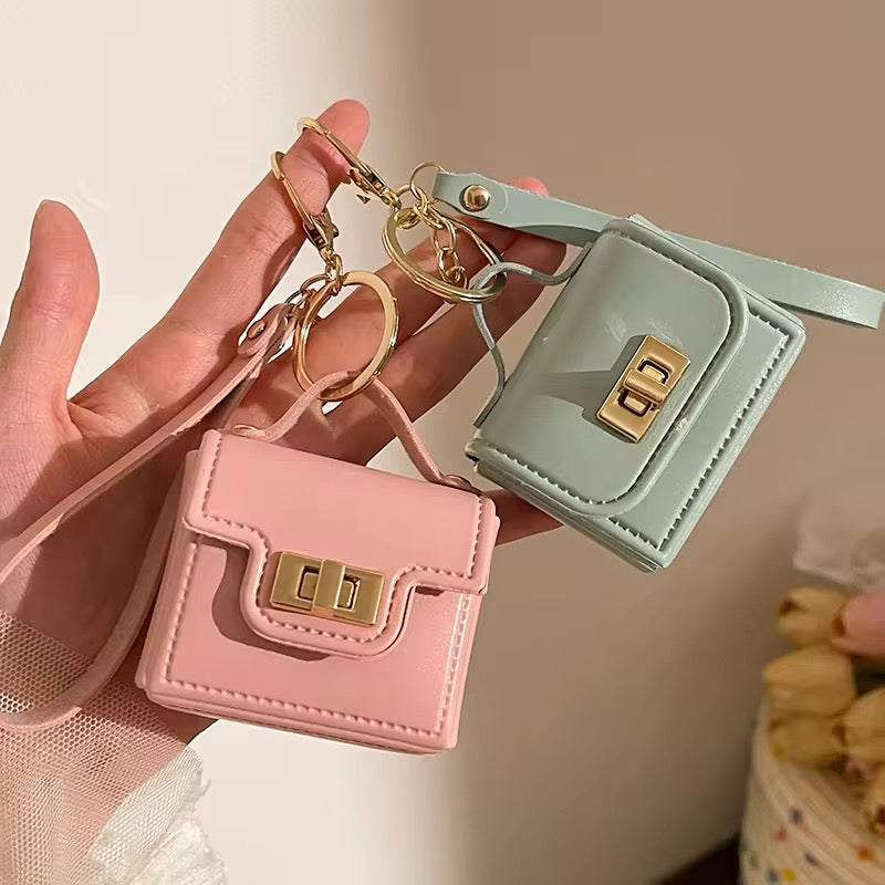 Mini Luxury Leather Small Keychain Pre-Order Wallet Bag