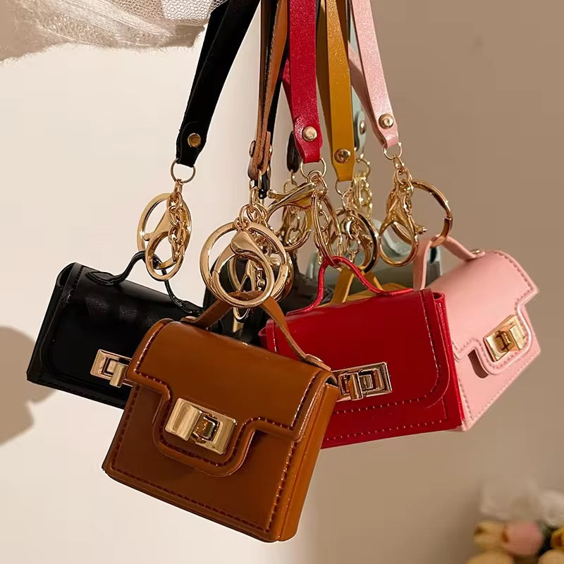 Mini Luxury Leather Small Keychain Pre-Order Wallet Bag
