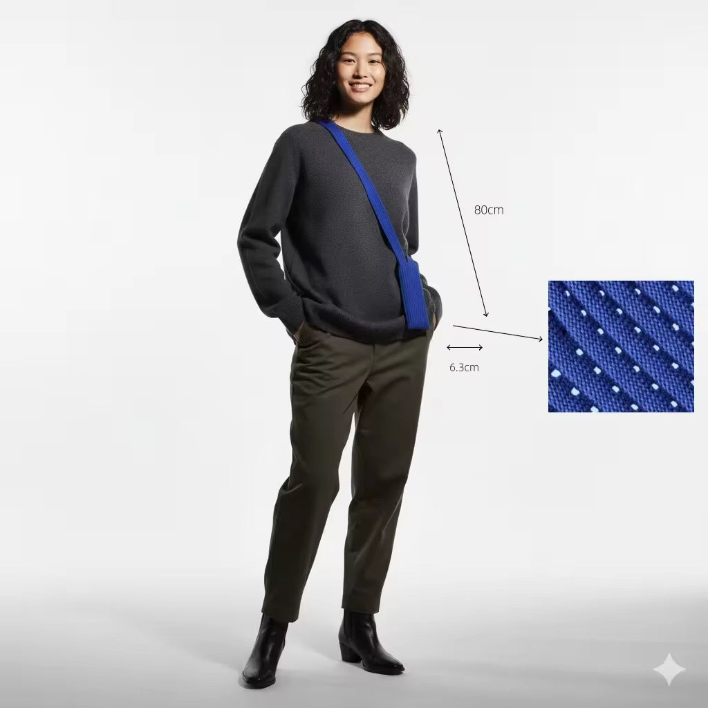 Knitted Phone Pocket Crossbody Pre-Order Trendy iPhone Soft Bag