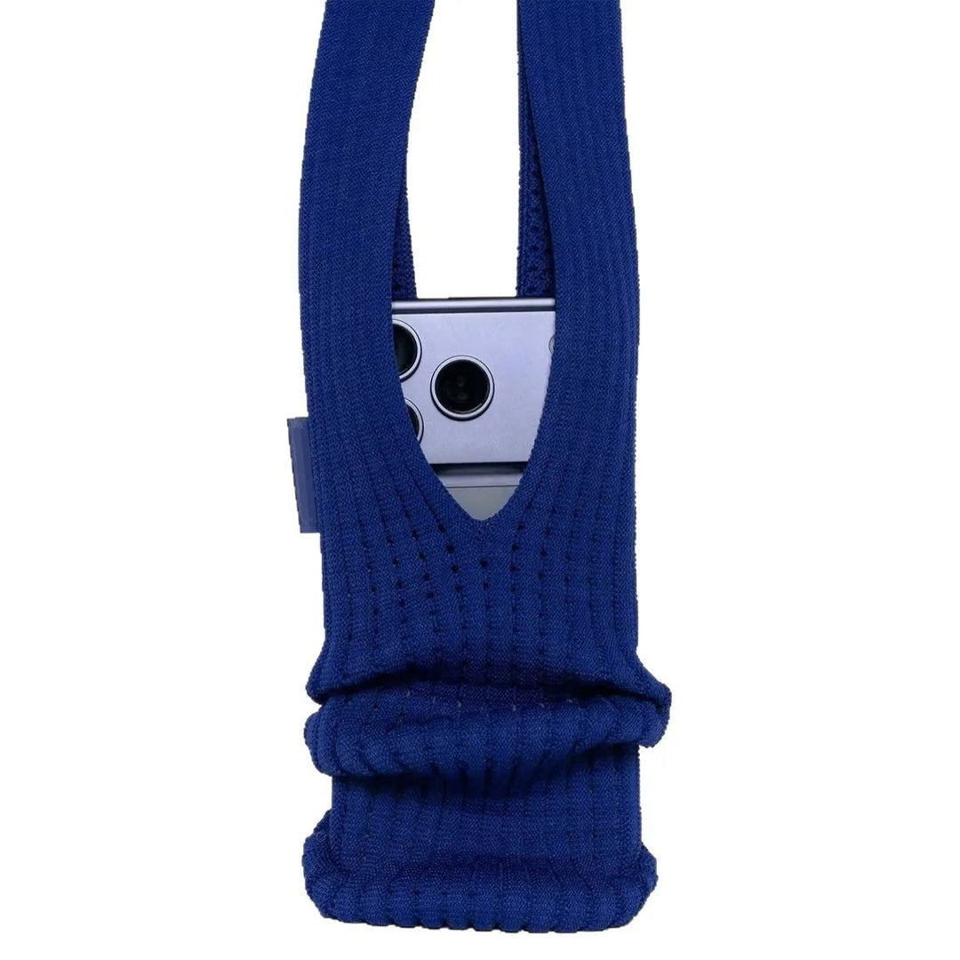 Knitted Phone Pocket Crossbody Pre-Order Trendy iPhone Soft Bag