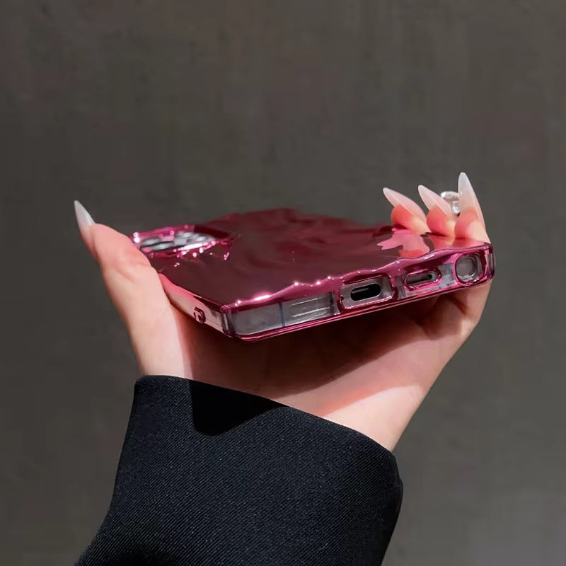 Samsung Luxury Electroplated Plating Soft TPU Textured Protective Case