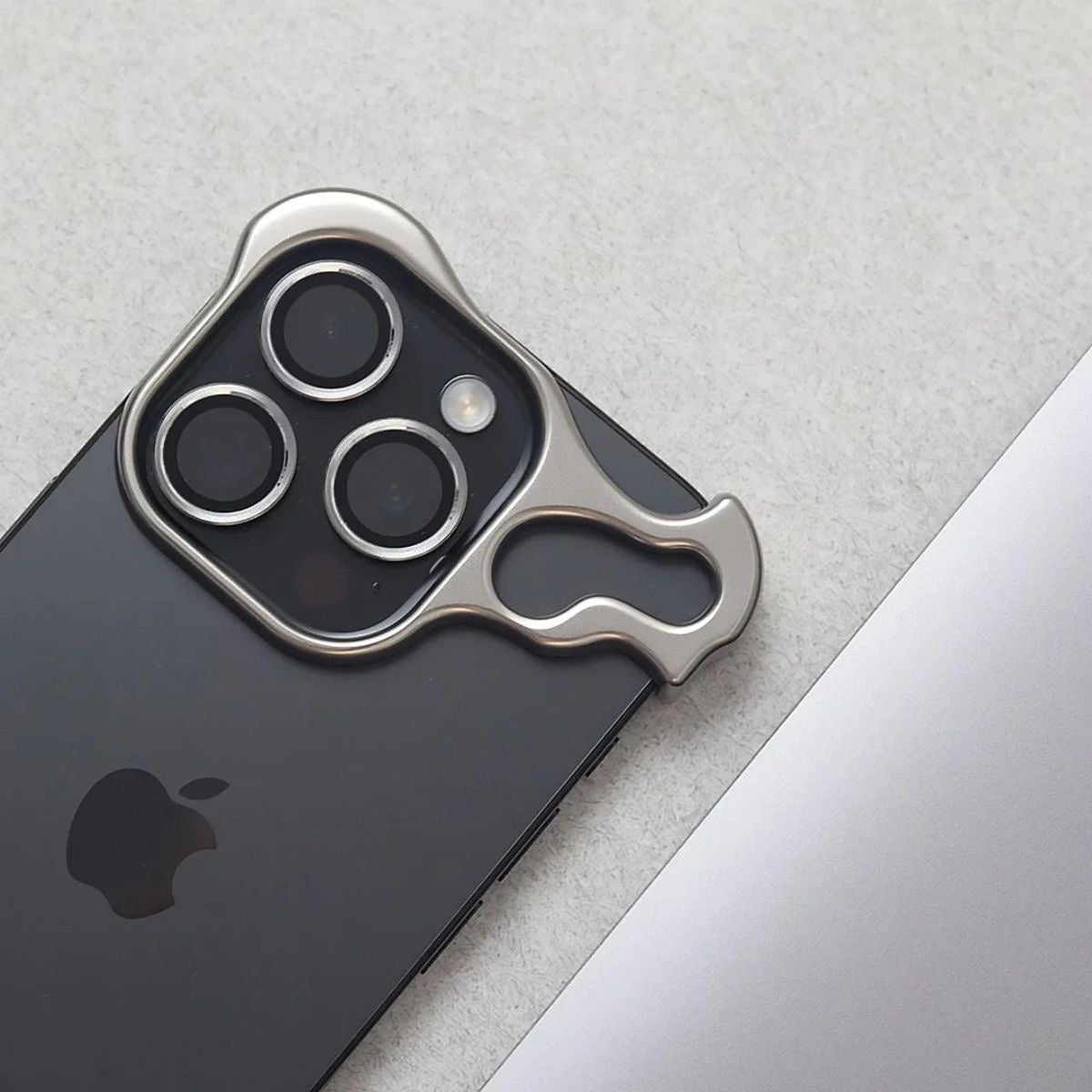 Premium Skeleton Luxury iPhone Sleek Aluminium Metal Bumper Case With Camera Lens Protection