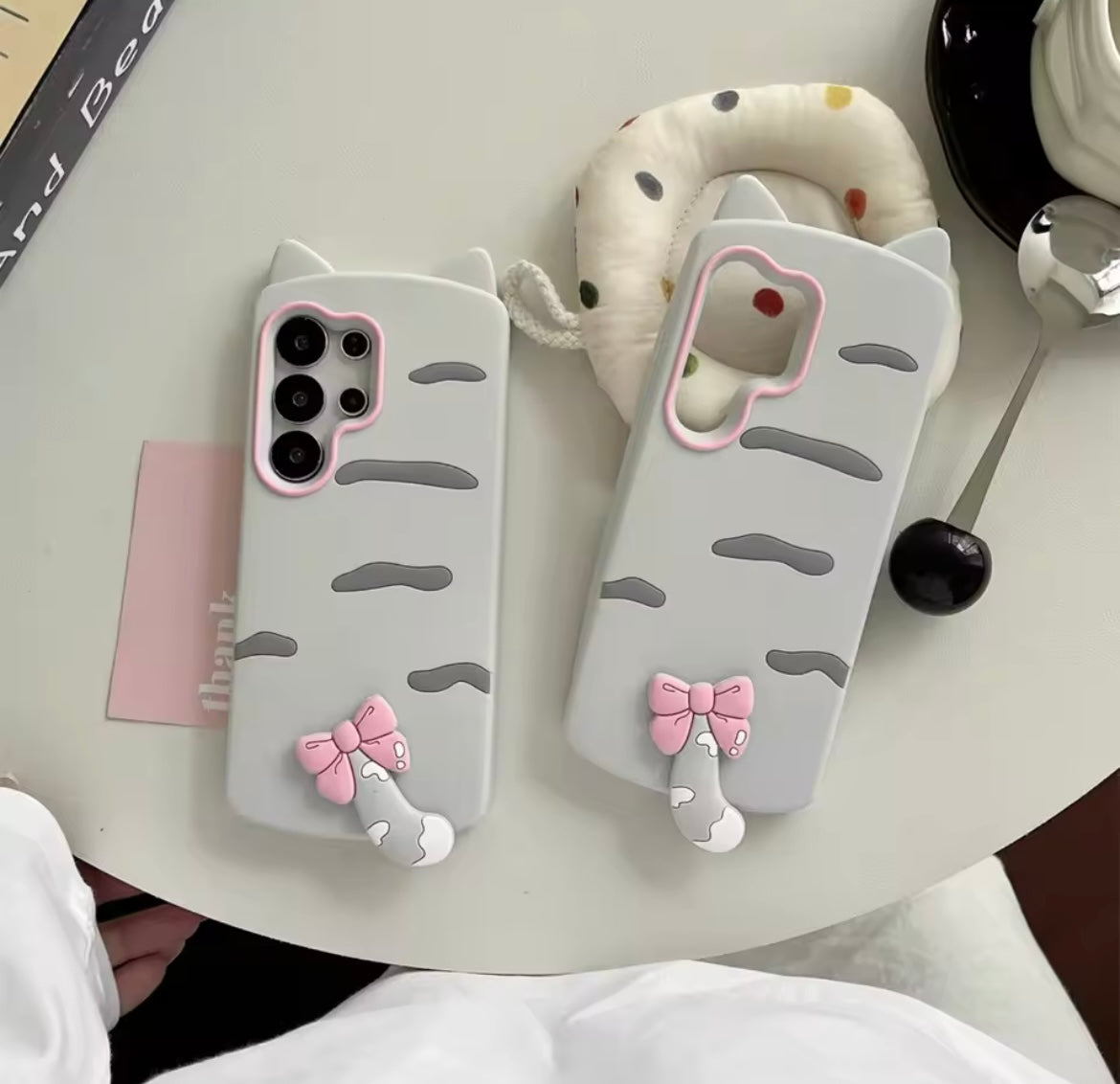 3D iPhone Samsung Redmi Kawaii Cat Lovers Pre-Order Rubber Silicone Case