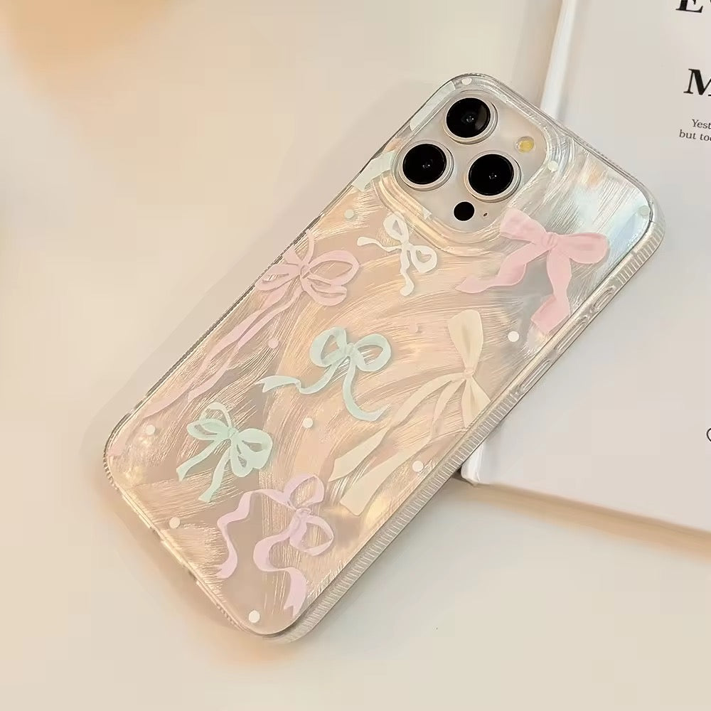 Cute Bow Diamond Studded iPhone Pre-Order Case