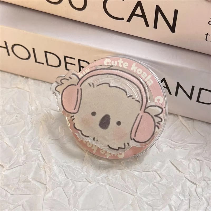 Cute Cartoon Korean Magnetic Magsafe Pre-Order Gripper Phone Holder Bracket