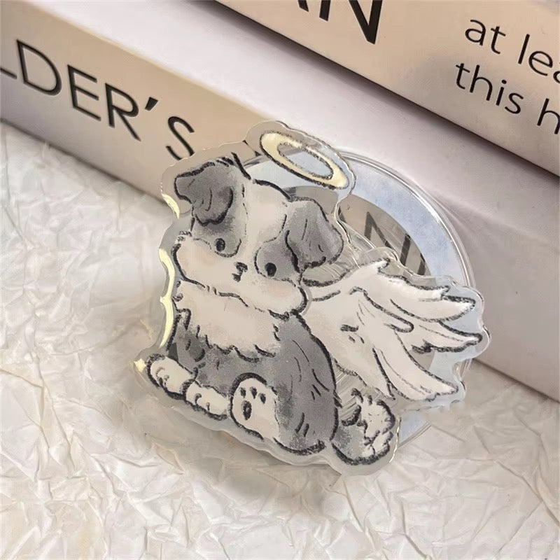 Cute Cartoon Korean Magnetic Magsafe Pre-Order Gripper Phone Holder Bracket
