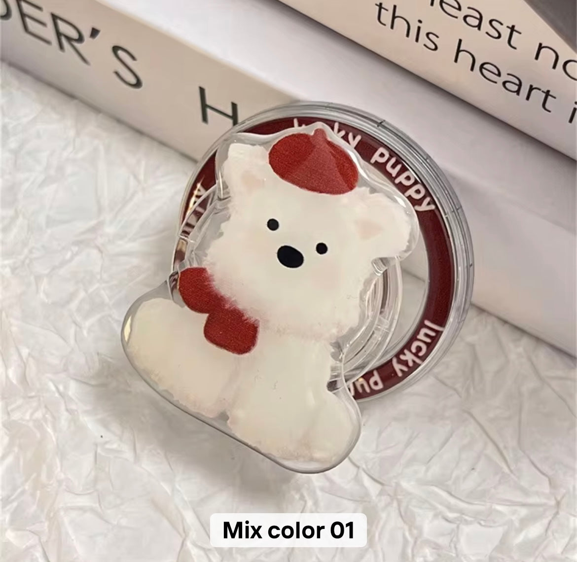 Cute Cartoon Korean Magnetic Magsafe Pre-Order Gripper Phone Holder Bracket