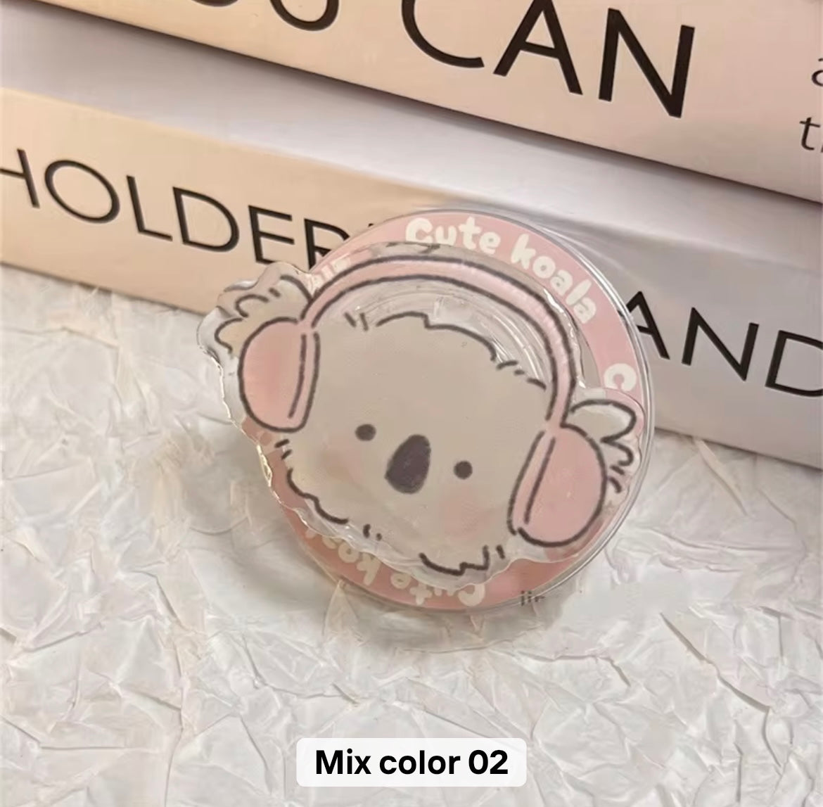 Cute Cartoon Korean Magnetic Magsafe Pre-Order Gripper Phone Holder Bracket