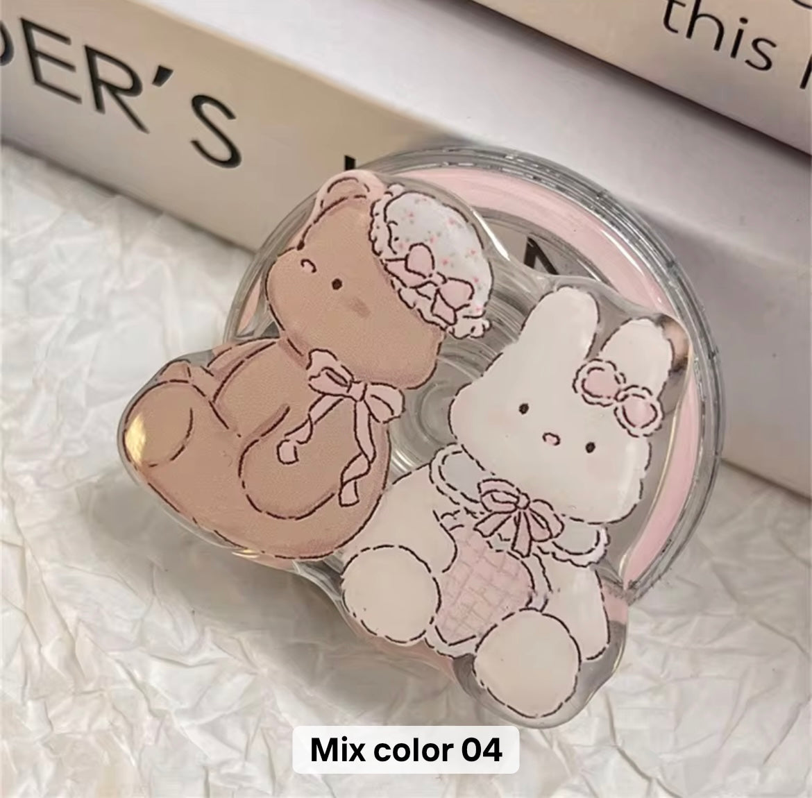 Cute Cartoon Korean Magnetic Magsafe Pre-Order Gripper Phone Holder Bracket