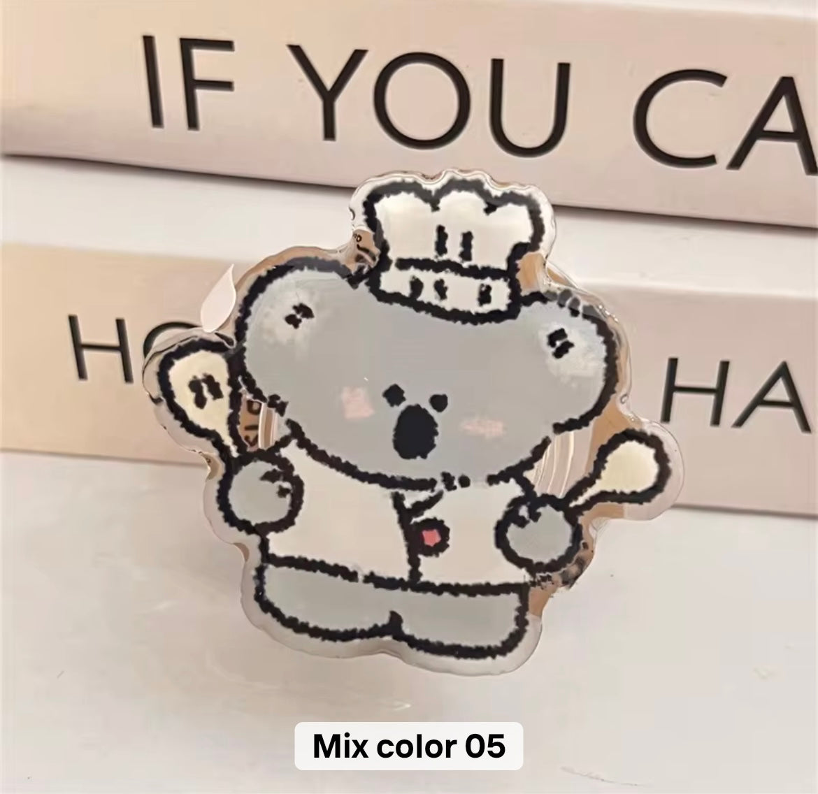 Cute Cartoon Korean Magnetic Magsafe Pre-Order Gripper Phone Holder Bracket