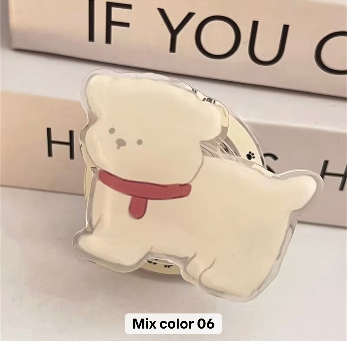 Cute Cartoon Korean Magnetic Magsafe Pre-Order Gripper Phone Holder Bracket