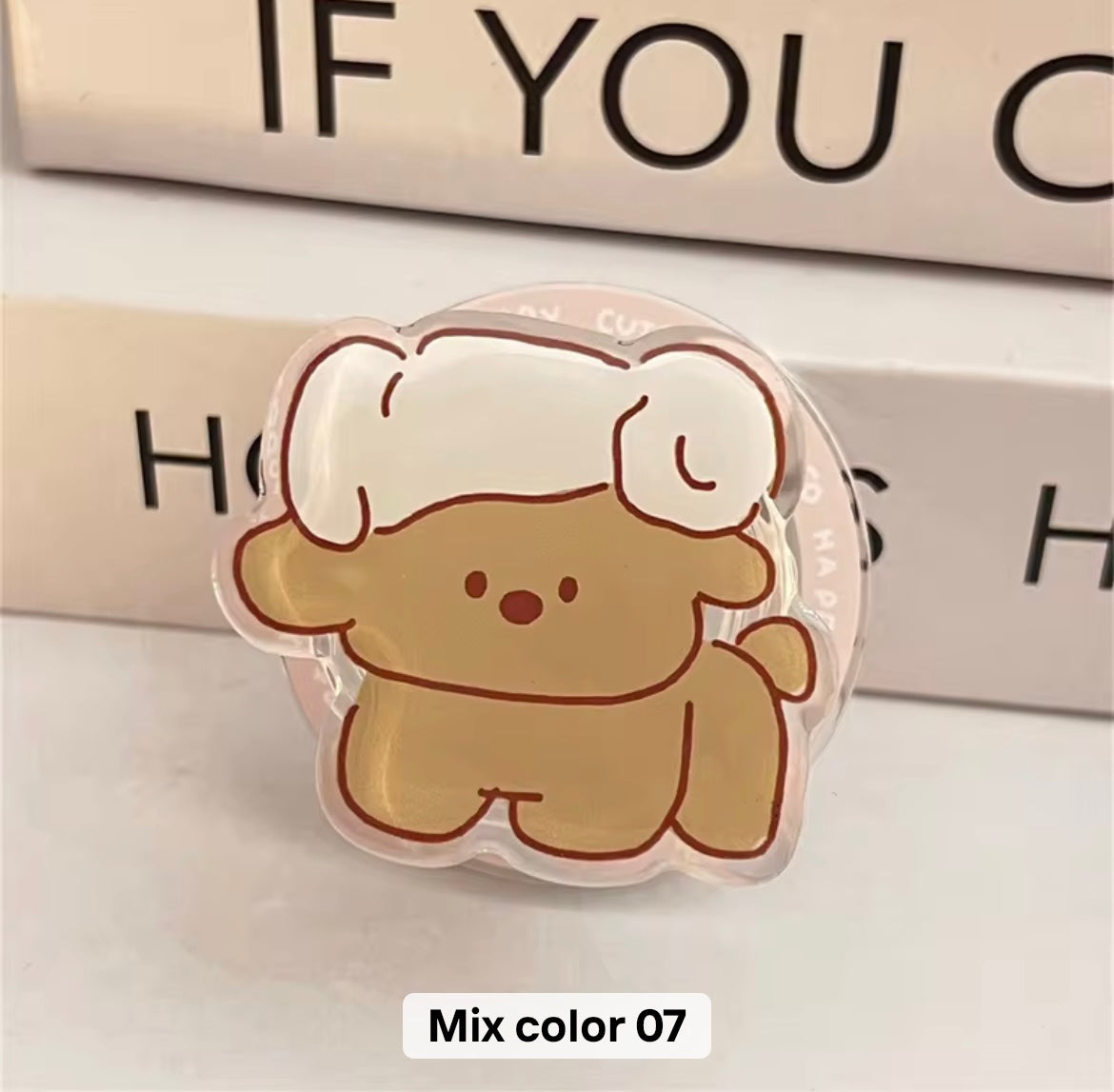 Cute Cartoon Korean Magnetic Magsafe Pre-Order Gripper Phone Holder Bracket