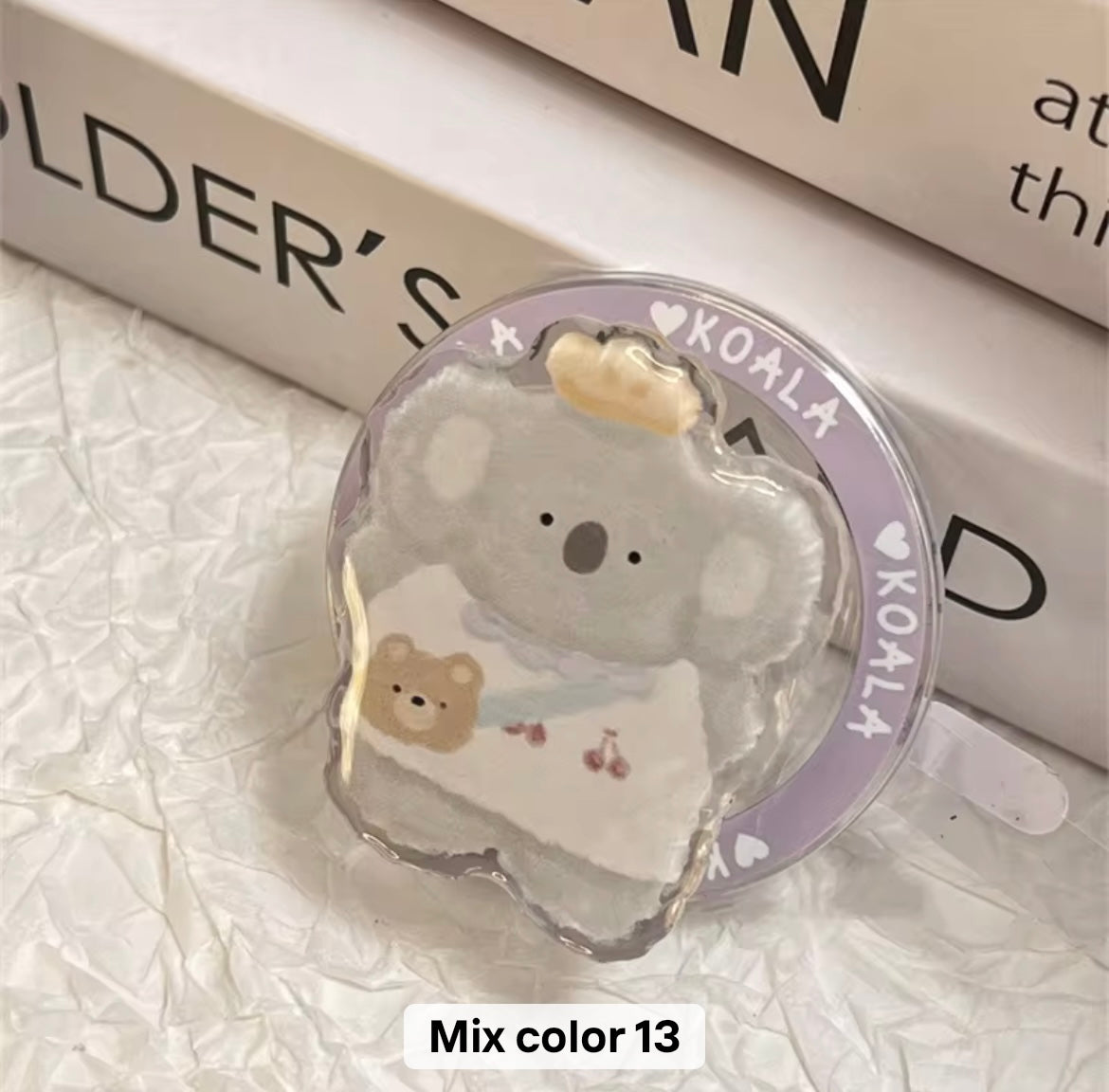 Cute Cartoon Korean Magnetic Magsafe Pre-Order Gripper Phone Holder Bracket