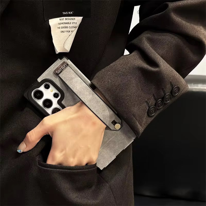 Samsung Matte Leather Strap Bracelet Pre-Order Soft Silicone Case