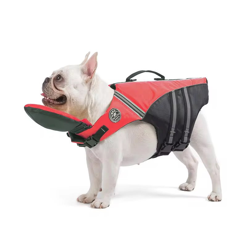 Pet Dog Swimming Life Jacket Chin Rest Reflective Pre-Order Safety Vest with Rescue Handle