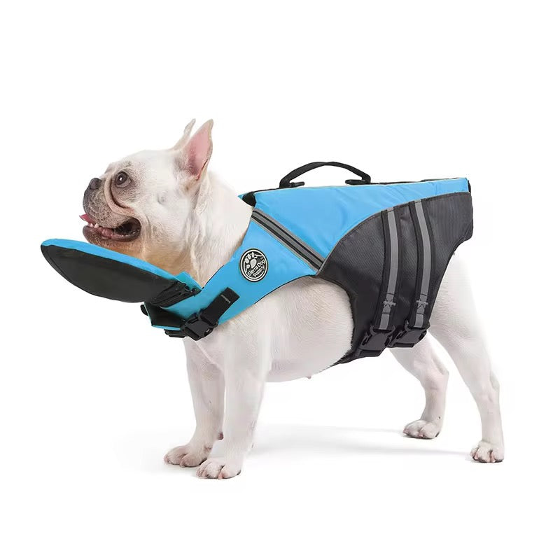 Pet Dog Swimming Life Jacket Chin Rest Reflective Pre-Order Safety Vest with Rescue Handle