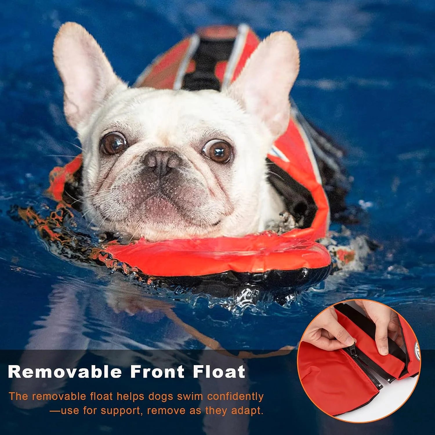 Pet Dog Swimming Life Jacket Chin Rest Reflective Pre-Order Safety Vest with Rescue Handle
