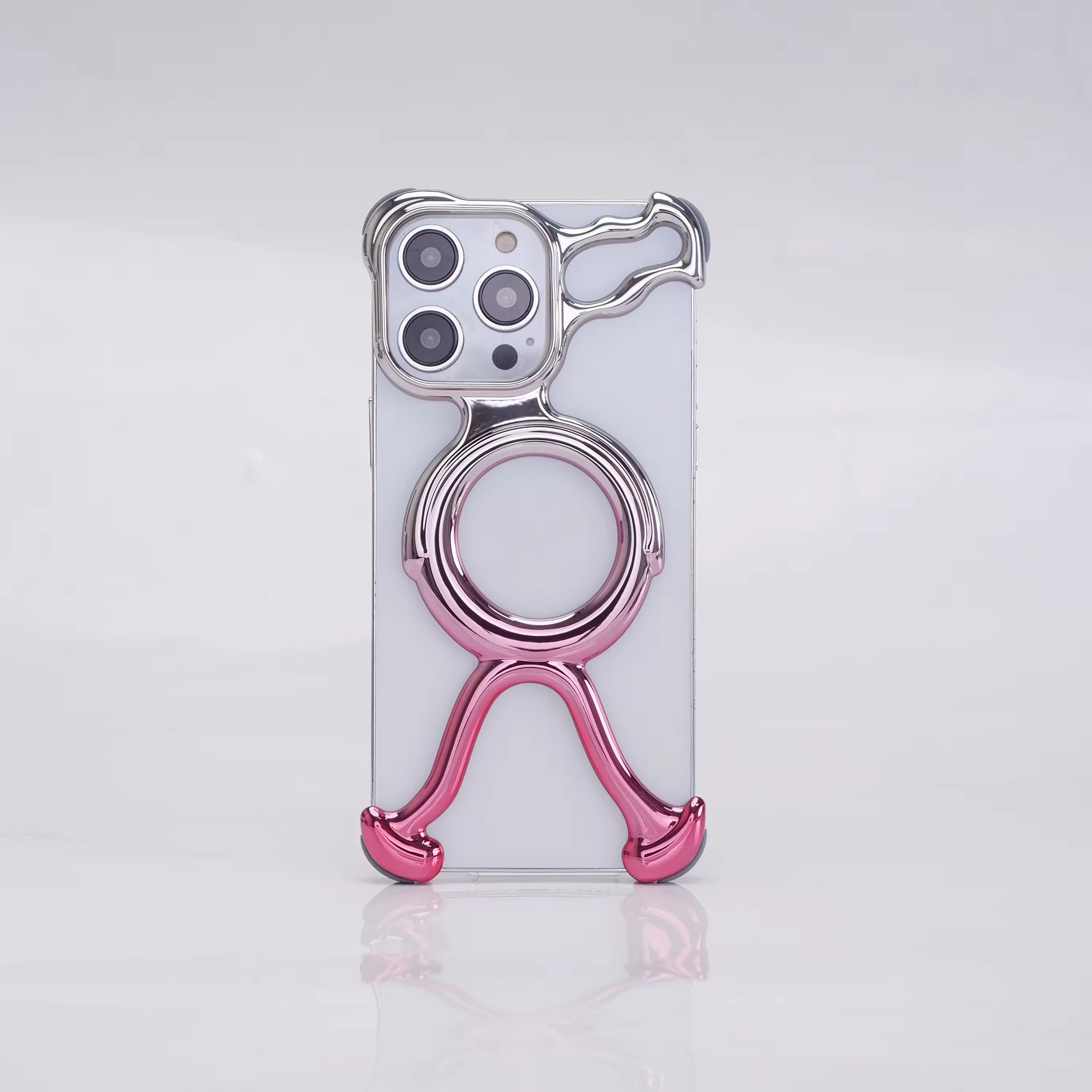 Premium Aluminium Pre-Order Ring Skeleton iPhone Sleek Metal Rimless Bumper Case