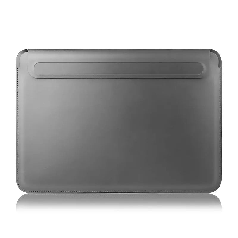 Macbook Laptop Bag Premium Faux Leather Sleeve Lightweight With Magnetic Closure