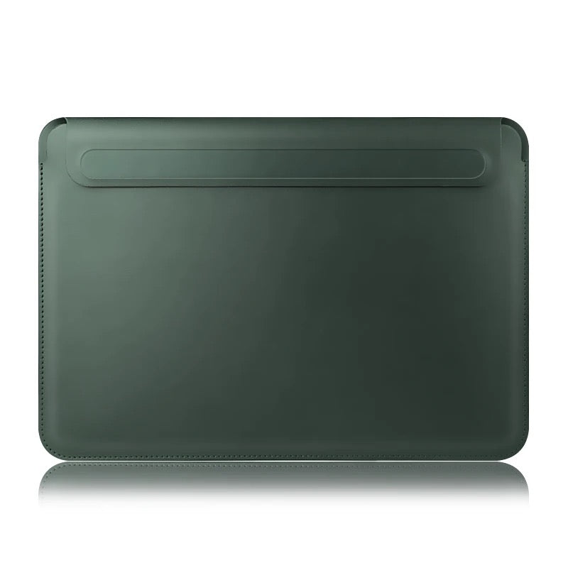 Macbook Laptop Bag Premium Faux Leather Sleeve Lightweight With Magnetic Closure