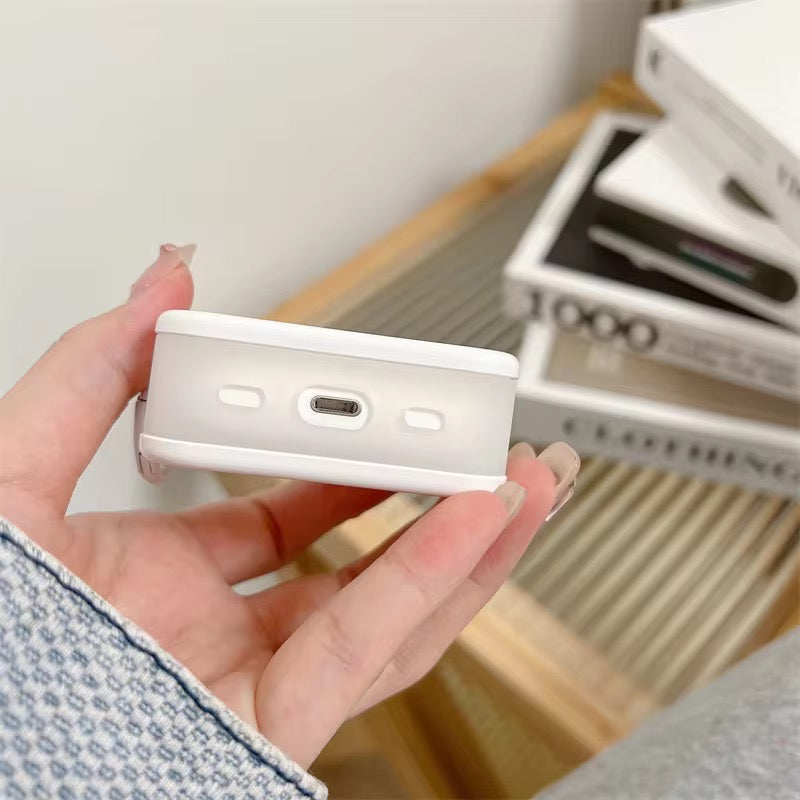 Cute Square Rainbow Heart Airpod Case