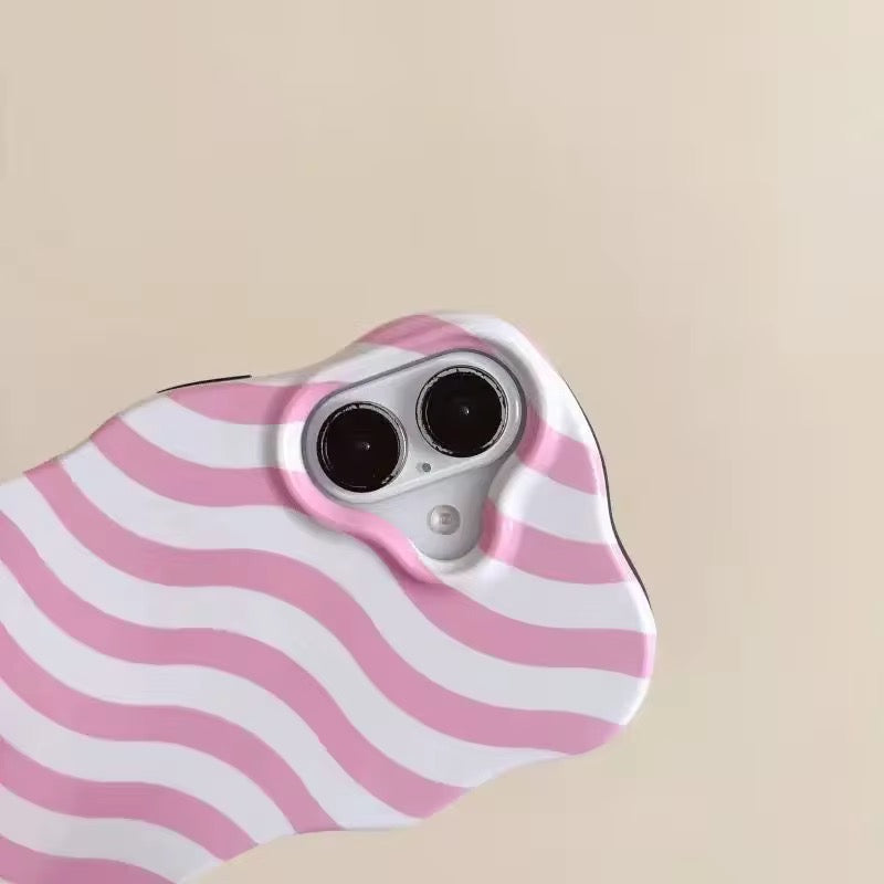 Subtle Waves Wavy Bumper Glossy Silicone iPhone Case