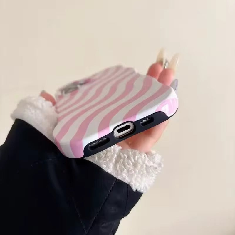 Subtle Waves Wavy Bumper Glossy Silicone iPhone Case