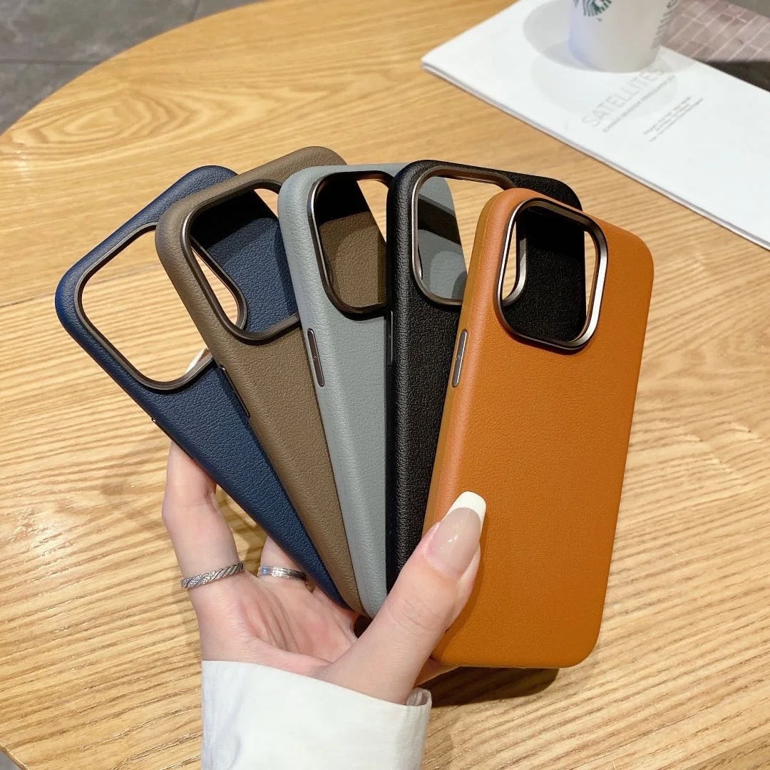 Premium Luxury Leather iPhone Case