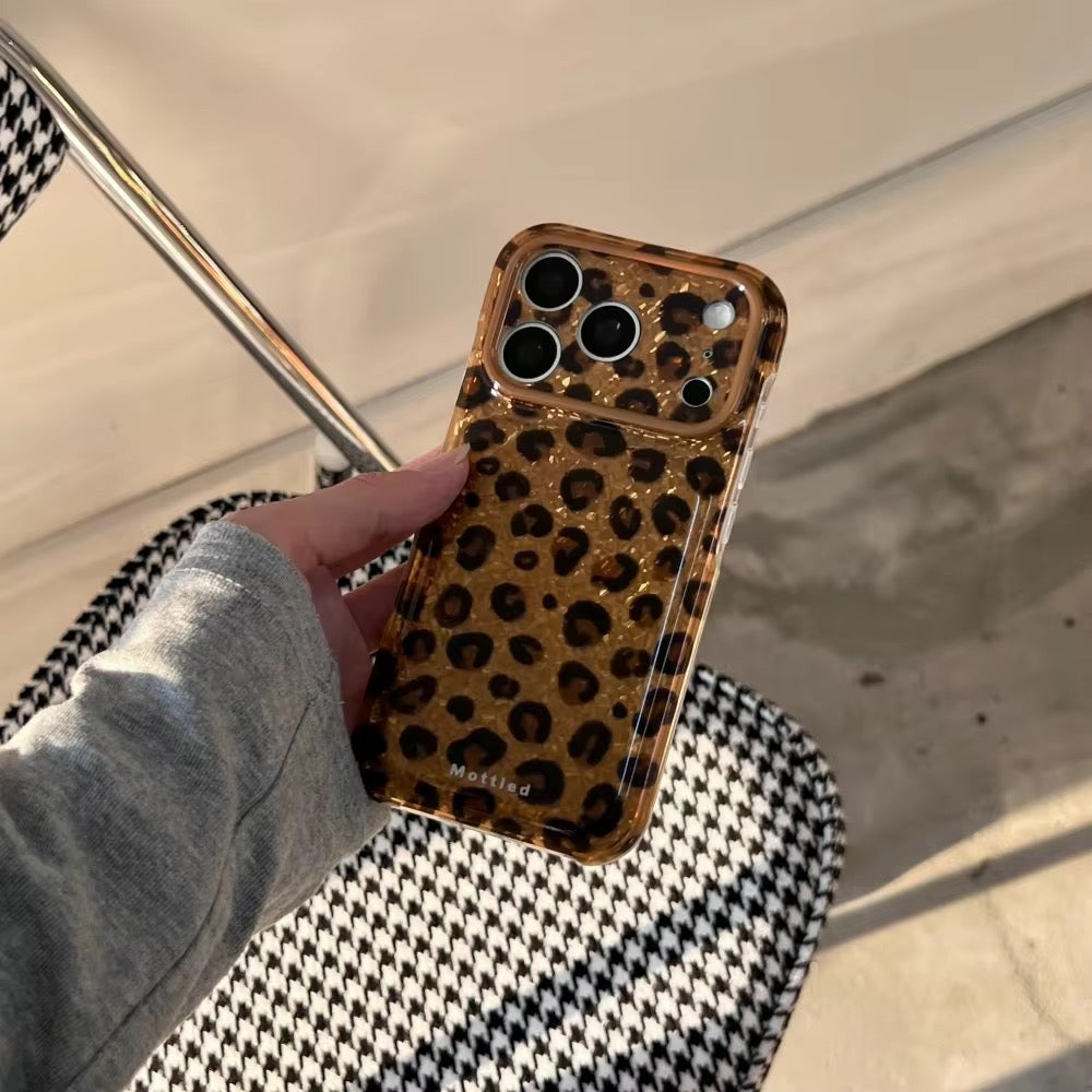 Leopard Print Bumper Protection Pre-Order Phone iPhone Case With Bracelet Lanyard