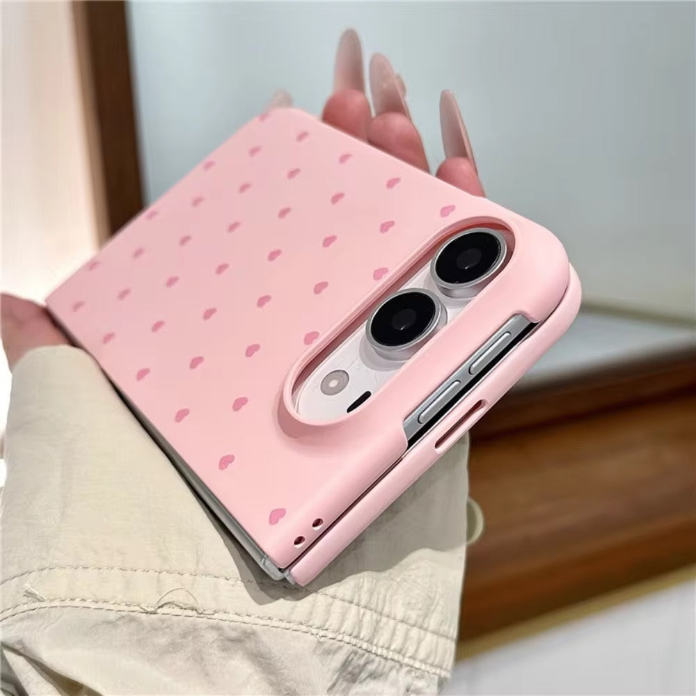 Korean Hearts Hard iPhone Duo Fold Pre-Order iPhone Case