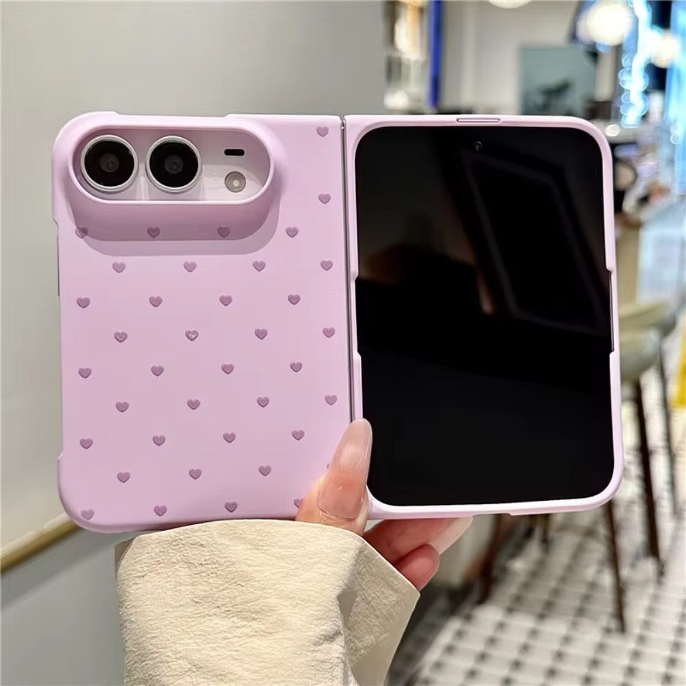 Korean Hearts Hard iPhone Duo Fold Pre-Order iPhone Case