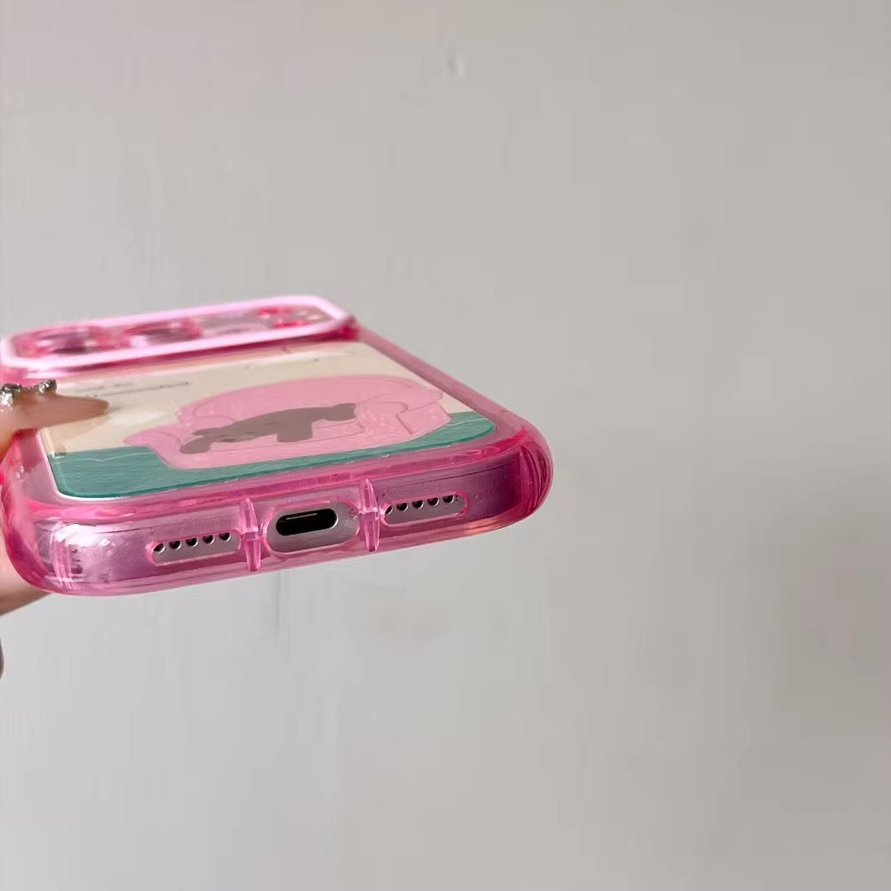 New Acrylic Jelly Shell Sofa Bear Pre-Order Silicone Case