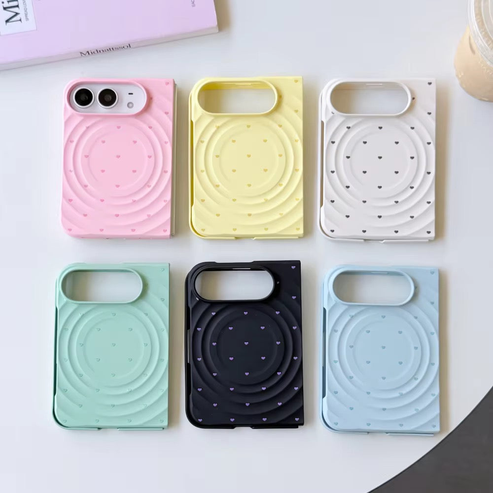 Korean Hearts Hard Magsafe Magnetic iPhone Duo Fold Pre-Order iPhone Case
