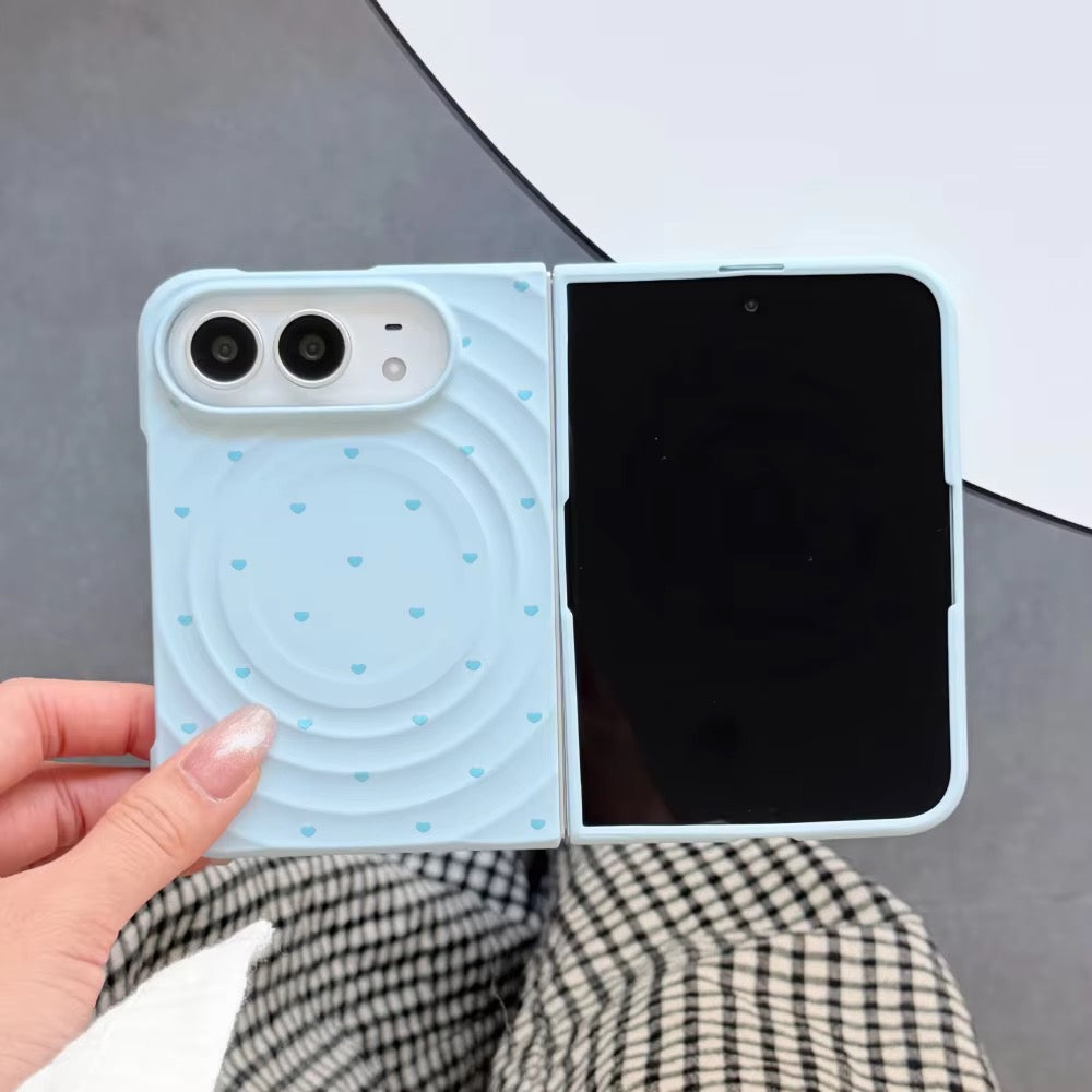 Korean Hearts Hard Magsafe Magnetic iPhone Duo Fold Pre-Order iPhone Case