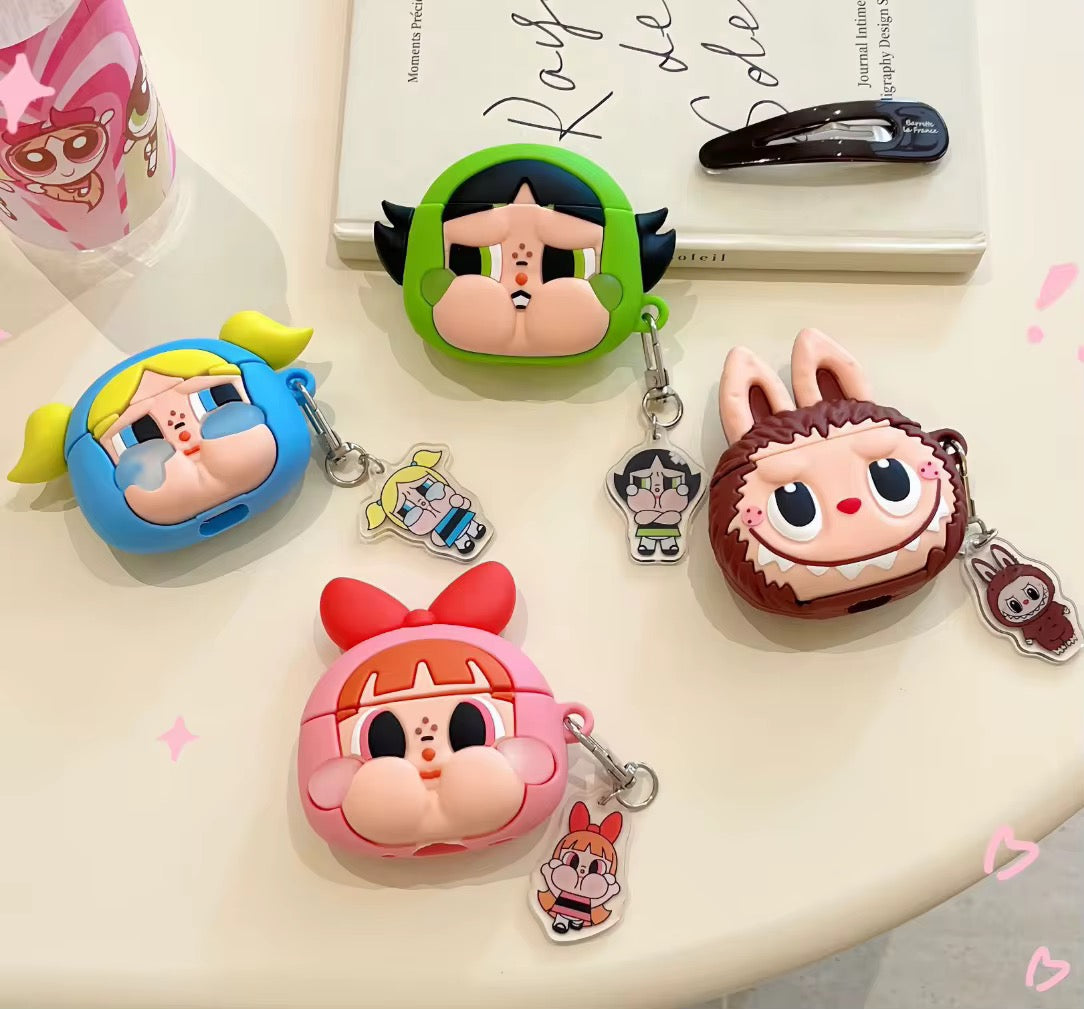 3D Labubu Airpod Case With Hanging