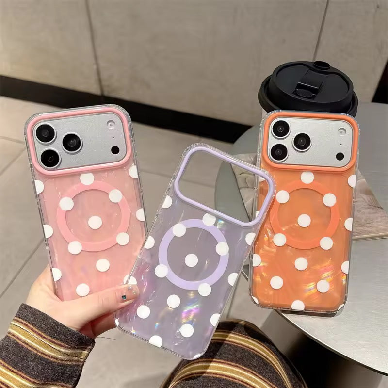 Magnetic Polka Dots Magsafe Pre-Order iPhone Case