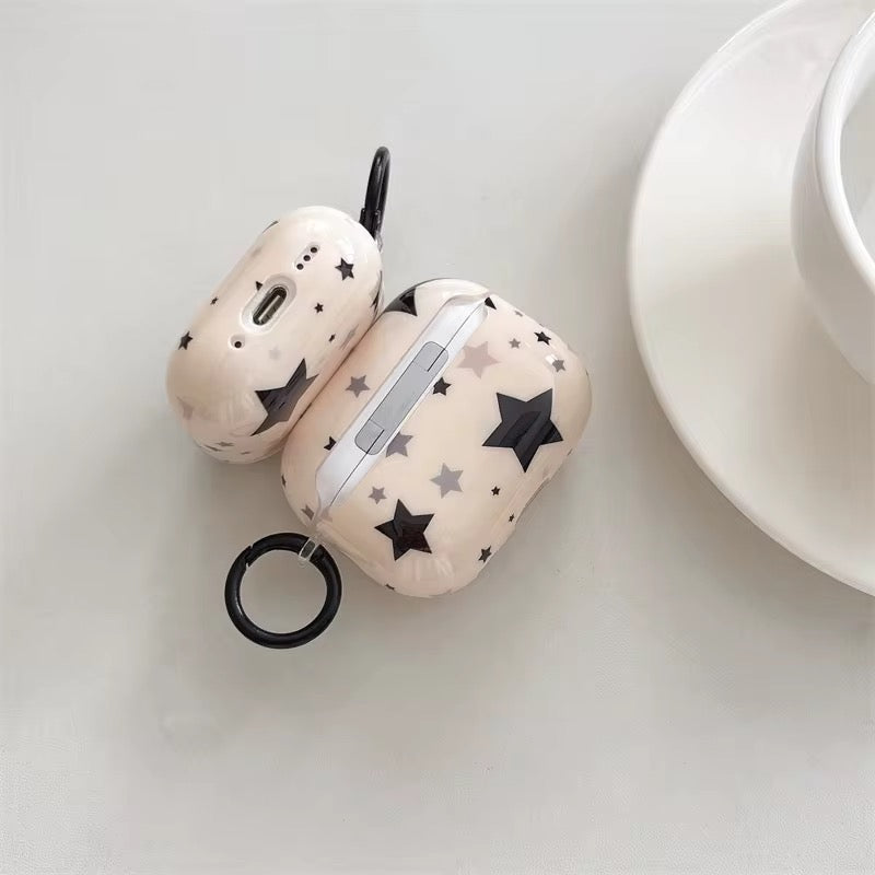 Korean Little Star Airpod Pre-Order Case With Round Ring