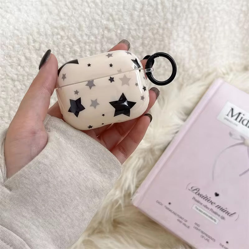 Korean Little Star Airpod Pre-Order Case With Round Ring
