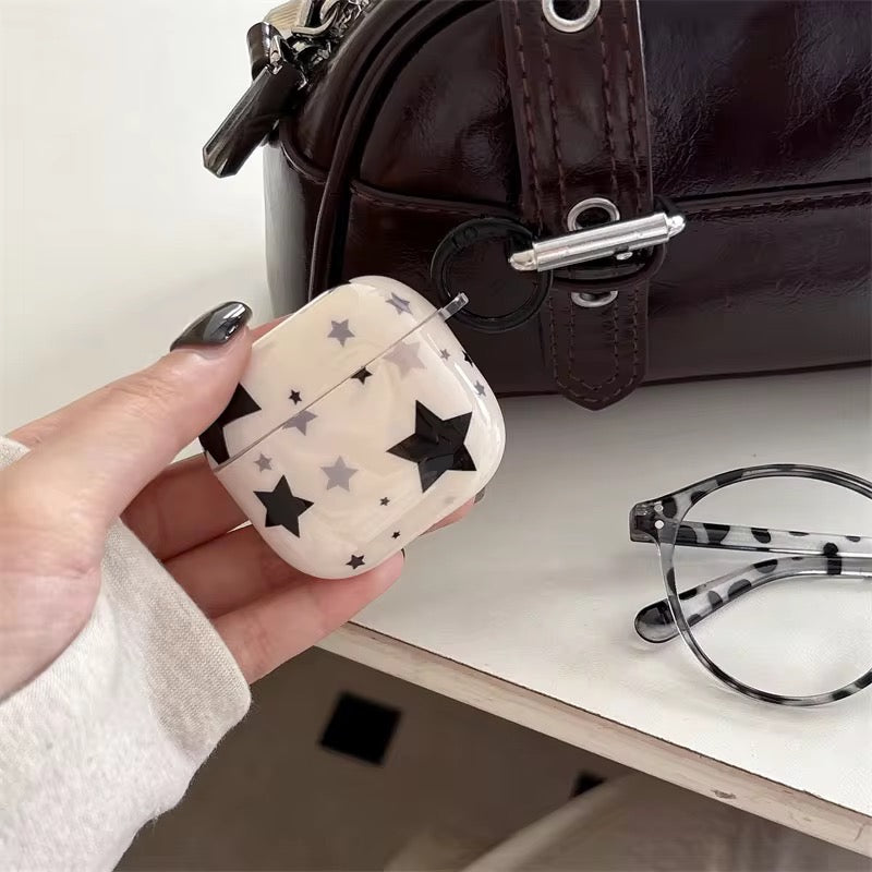 Korean Little Star Airpod Pre-Order Case With Round Ring