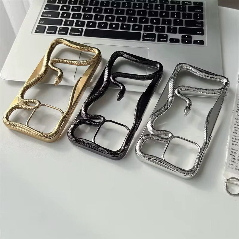 3D Luxury Snake iPhone Skeleton Bumper Designer Serpent Bumper Case
