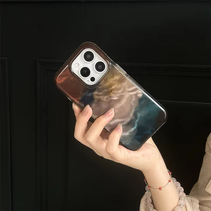 Abstract Aesthetic Brown Earth Shade Pre-Order iPhone Case